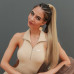 Coada de Par cu scai Blond Bej